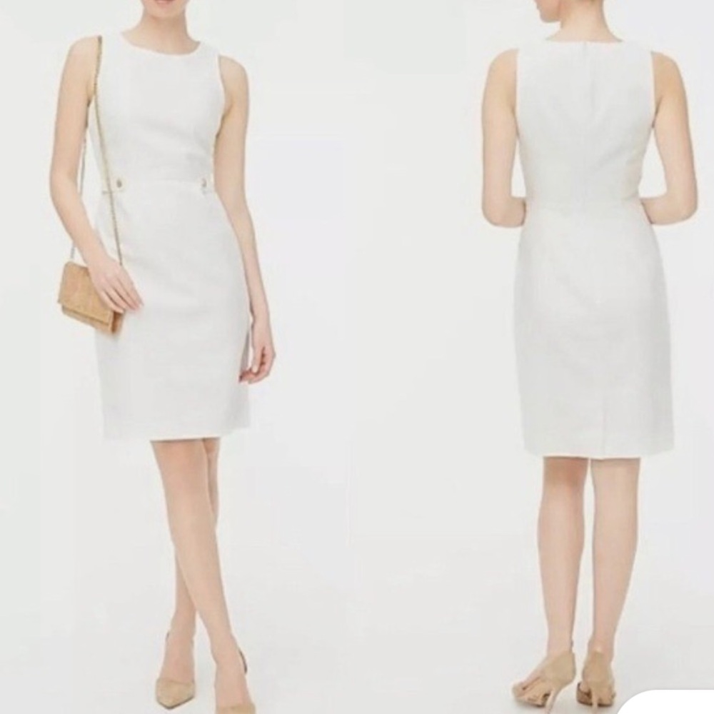 J. Crew Women's Cream Midi Dress